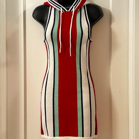 Daily Practice Dresses & Skirts - 🎽 Anthropologie Sporty Bodycon Mini Dress – Retro Pop Vibes 🏁